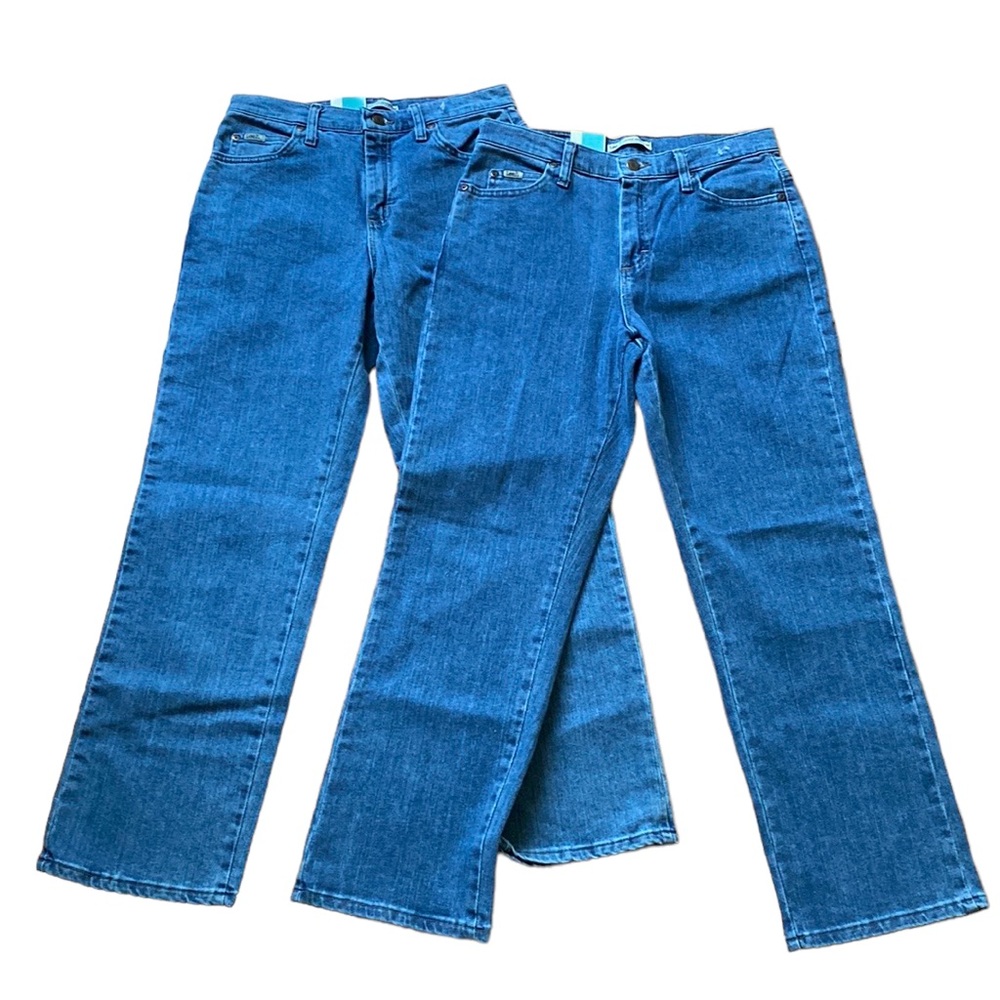 Lee Relaxed Straight Leg Jeans Size 6 Short (Bundle of 2)